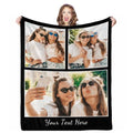 Personalized Throw Blanket - Custom Family Pictures for Home Decor