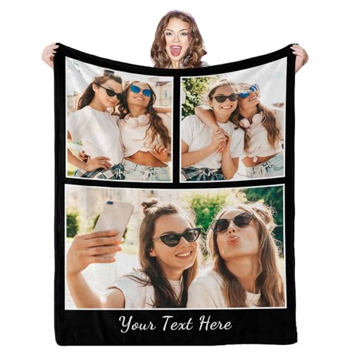 Personalized Throw Blanket - Custom Family Pictures for Home Decor