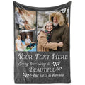 Personalized Memory Blanket - Custom Photo Throw for Family Keepsakes