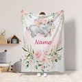 Personalized Holiday Blanket - Family Picture Keepsake
