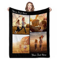 Custom Family Throw Blanket - Personalized Pictures for Cozy Living