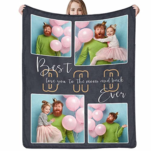 Personalized Picture Blanket - Custom Photo Gift for Family and Friends