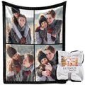 Personalized Picture Keepsake Throw - Custom Flannel Blanket for Lasting Memories