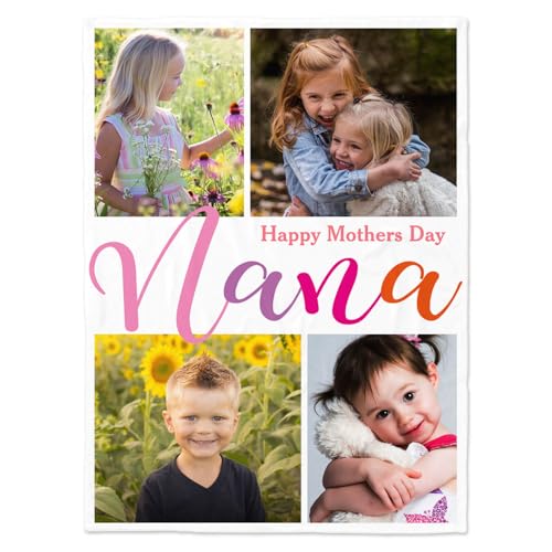 Personalized Photo Blanket - Soft Memory Throw for Cherished Family Moments