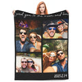Custom Memory Throw Blanket - Personalized Pictures for Daily Comfort