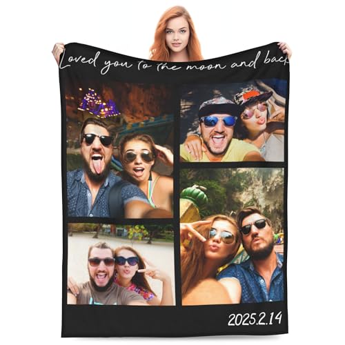 Custom Memory Throw Blanket - Personalized Pictures for Daily Comfort