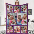Custom Mother's Day Blanket - Personalized Family Photos