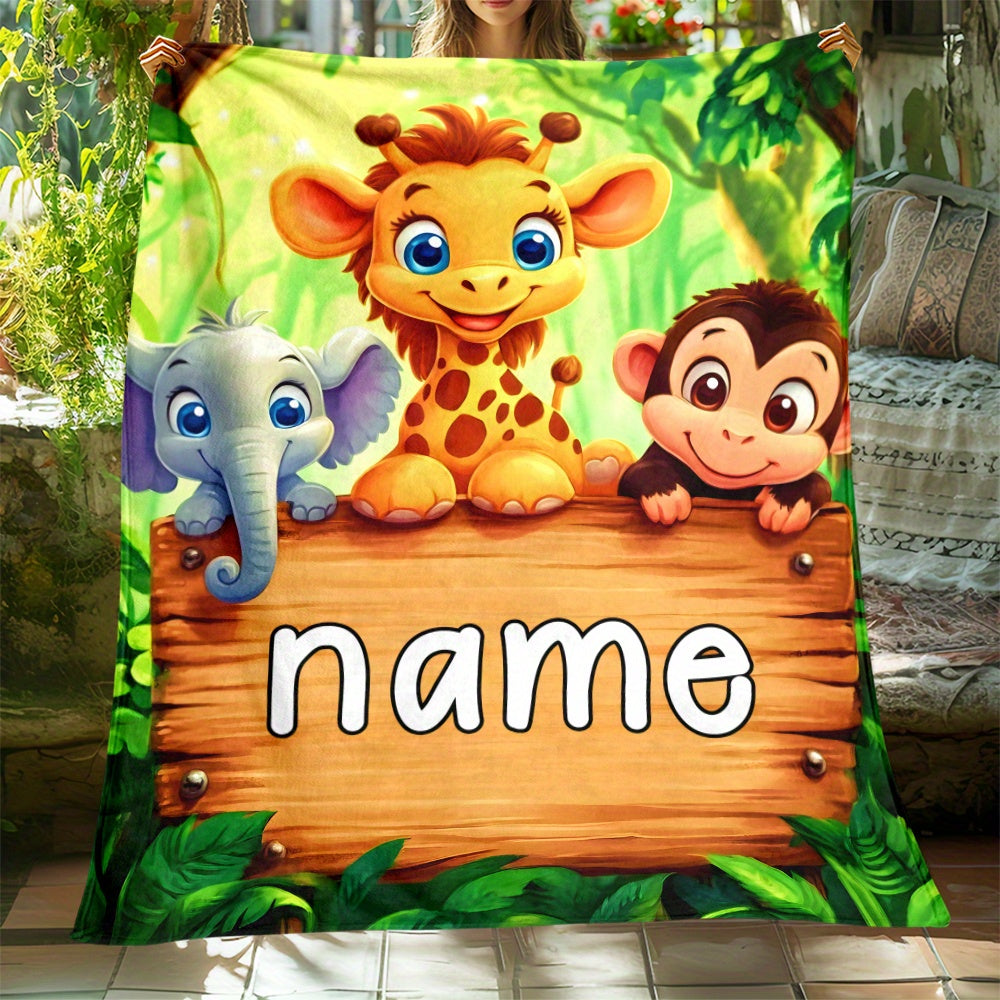 Custom Home Story Throw - Personalized Keepsake Comfort Gift