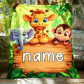 Custom Home Story Throw - Personalized Keepsake Comfort Gift