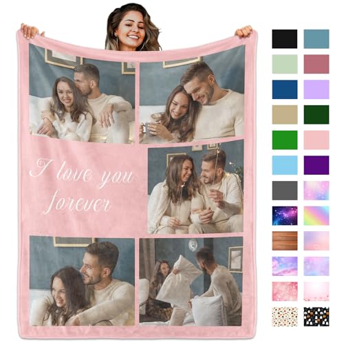 Personalized Throw Blanket - Meaningful Gift with Personal Photos