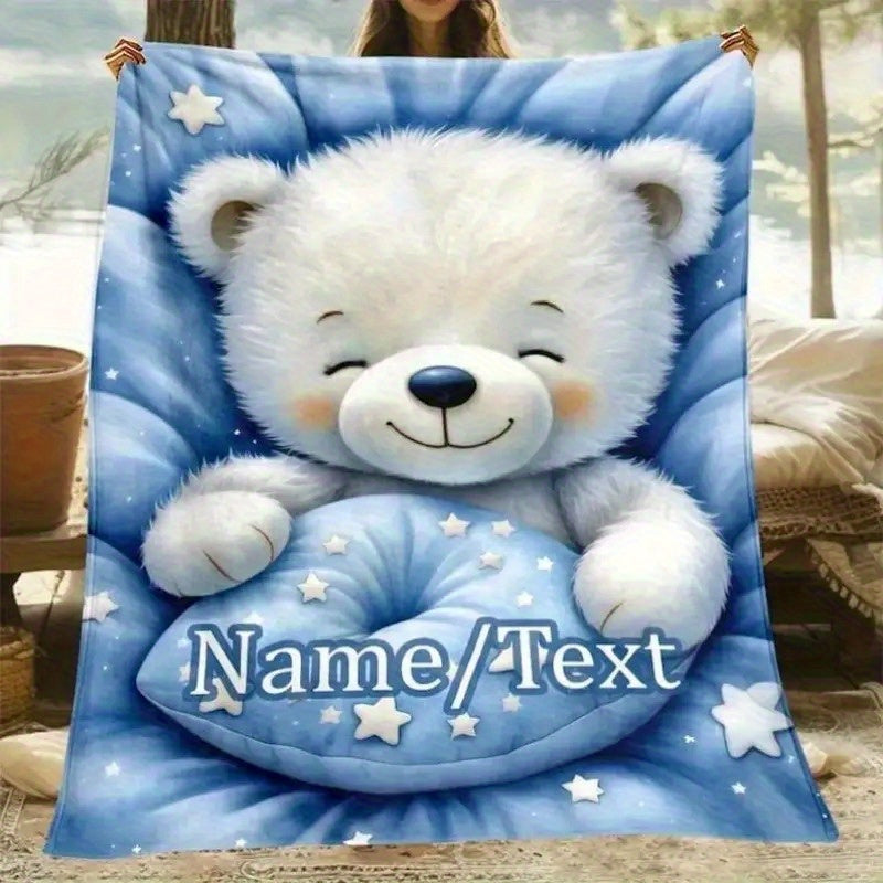 Personalized Flannel Blanket - Perfect for Family Memories