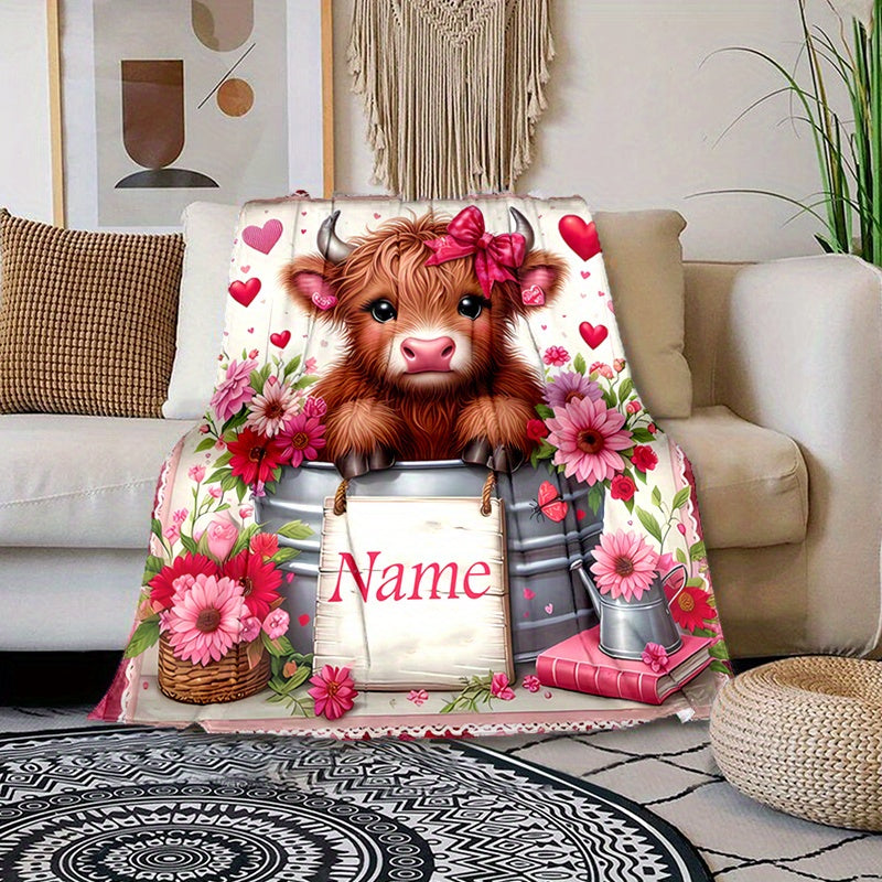 Personalized Relationship Blanket - Custom Cozy Story and Picture Throw