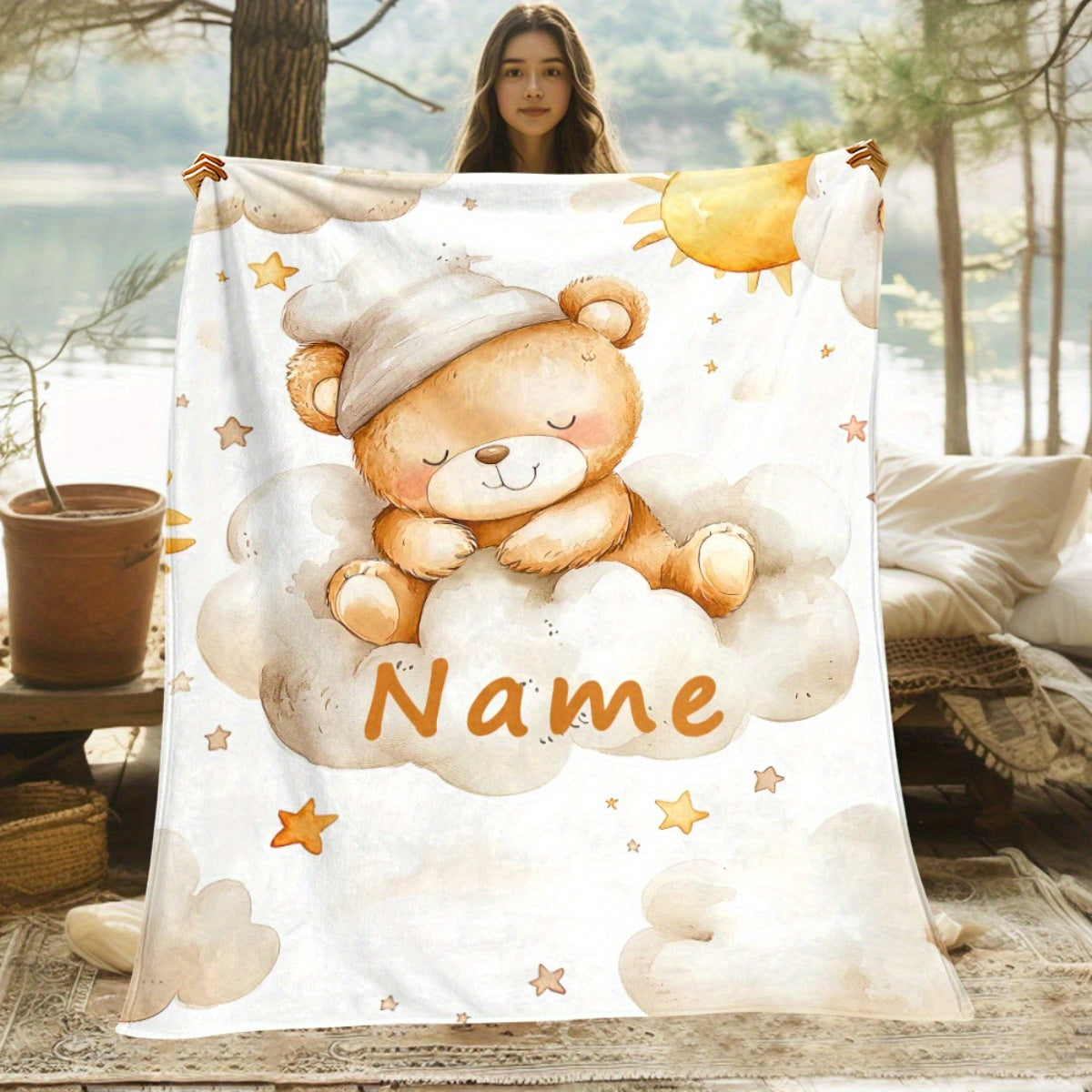 Personalized Family Blanket for Kids - Custom Keepsake Collection