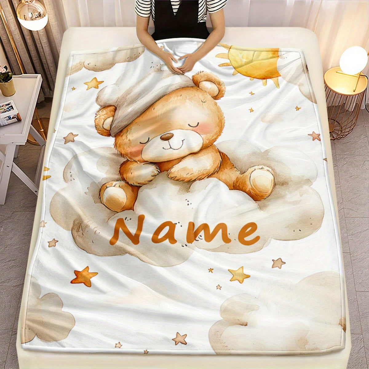 Custom Grandma Blanket - Personalized Family Photo Throw for Grandparents
