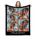 Personalized Family Memory Throw - Custom Flannel Comfort Blanket