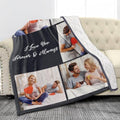 Custom Blanket Gift - Personalized Photos and Names for Loved Ones