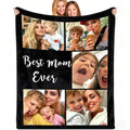Personalized Picture Blanket - Soft Fleece Throw with Custom Photos