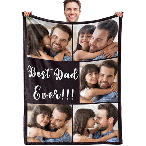 Personalized Holiday Blanket - Custom Photo Throw for Seasonal Gifts
