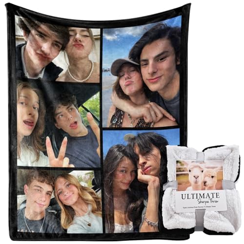 Personalized Blanket with Pictures - Custom Throw for Everyday Comfort