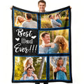 Custom Photo Throw Blanket - Personalized Keepsake for Family Moments