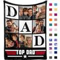 Personalized Sherpa Blanket - Custom Photo Throw for Home Comfort