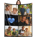 Custom Family Picture Blanket - Personalized Gift for Special Events