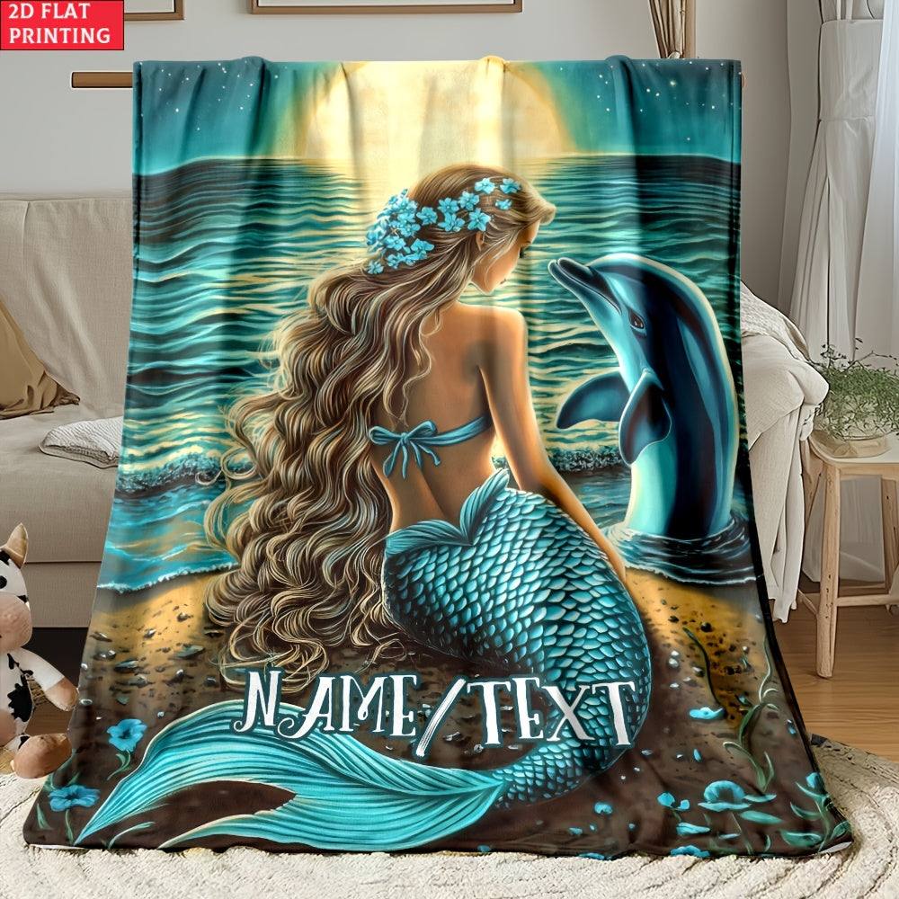 Personalized Mother's Comfort Blanket - Custom Story and Picture Throw