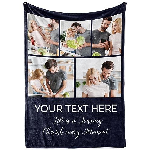 Custom Blanket Gift - Personalized Picture Throw for Special Occasions