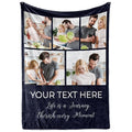 Custom Blanket Gift - Personalized Picture Throw for Special Occasions