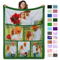 Custom Family Blanket - Personalized Photo Throw for Home, Travel and Gift Giving