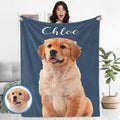 Personalized Pet Keepsake Blanket - Soft Flannel Memory Gift