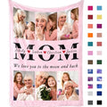 Personalized Picture Blanket - Custom Photo Throw for Home Decor and Family Gifts