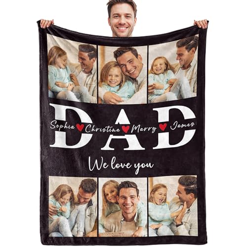 Custom Name Blanket - Personalized Throw Gift for Kids, Adults and Family Use