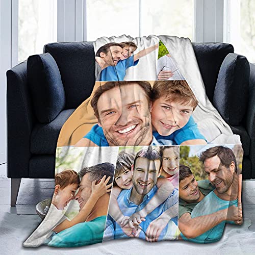 Custom Kids Blanket - Personalized Photo Throw for Bedrooms and Travel