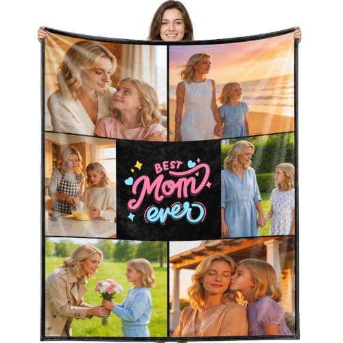 Personalized Family Treasure Blanket - Custom Photos for Cozy Comfort