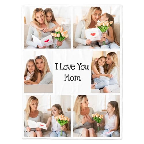 Custom Photo Blanket - Personalized Picture Throw for Family, Couples and Gift Giving