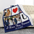Personalized Family Story Blanket - Custom Photo Keepsake Gift