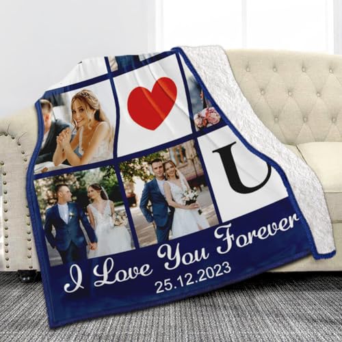 Personalized Family Story Blanket - Custom Photo Keepsake Gift