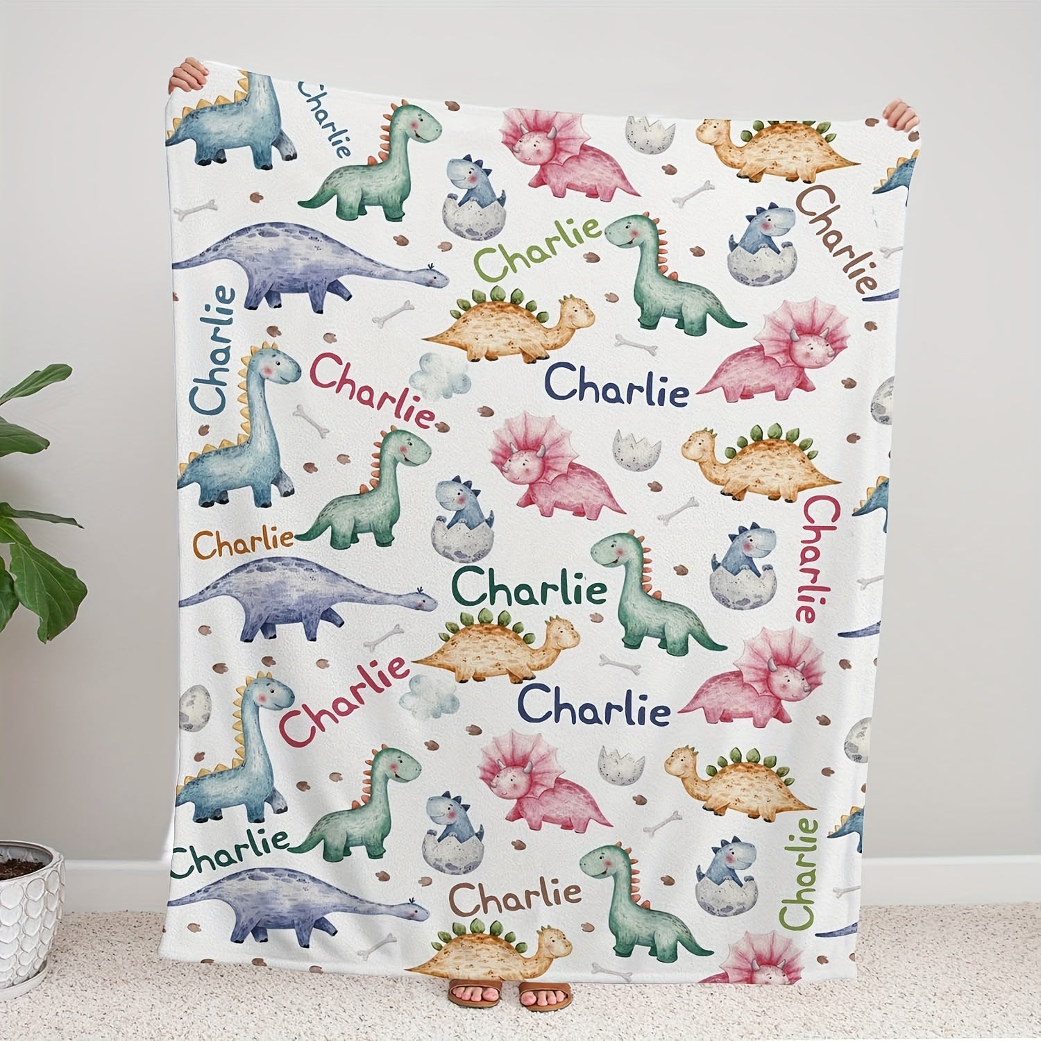 Personalized Baby Story Blanket - Custom Family Photo Throw