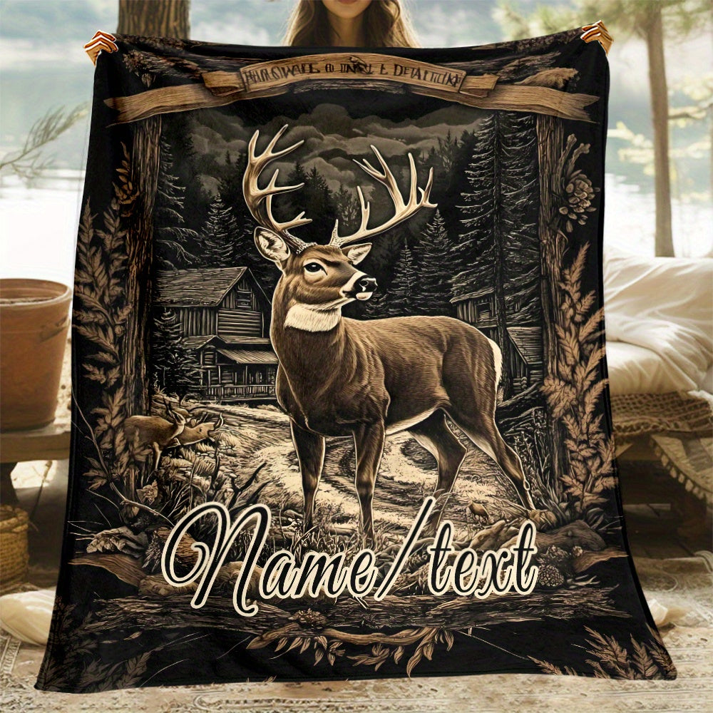 Personalized Family Heritage Blanket for Grandma - Custom Story Throw