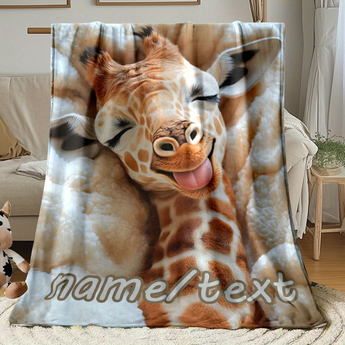Custom Grandfather Story Throw - Personalized Family Pictures and Love