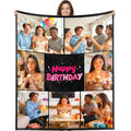 Custom Graduation Photo Blanket - Personalized Keepsake for Students
