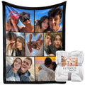 Custom Wedding Photo Blanket - Personalized Keepsake Throw for Couples