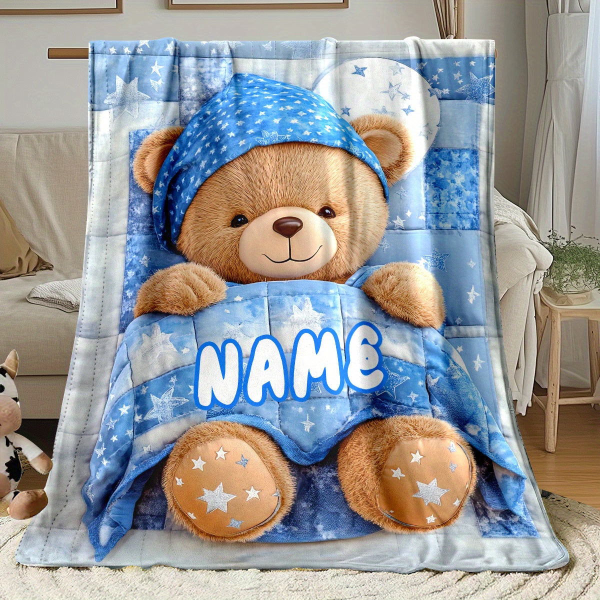 Personalized Cozy Keepsake Throw - Custom Story Collection for Home