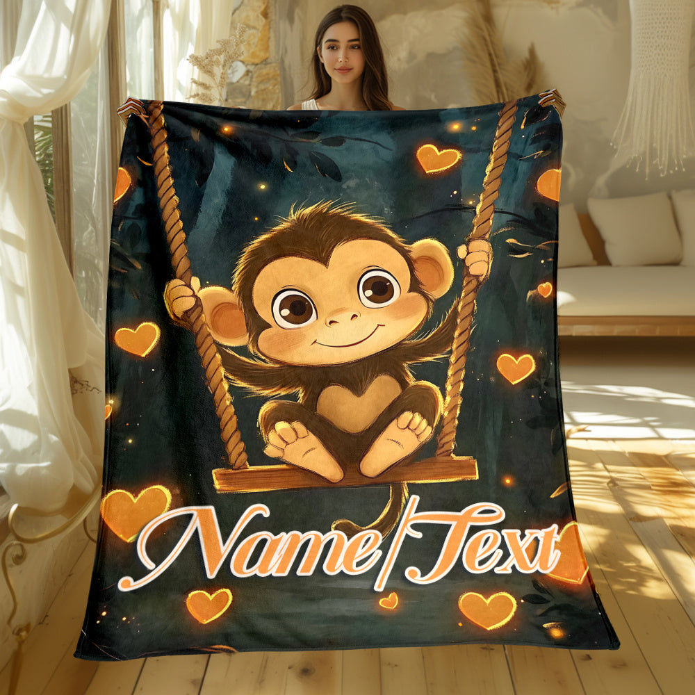 Personalized Retirement Story Throw - Custom Family Memory Design