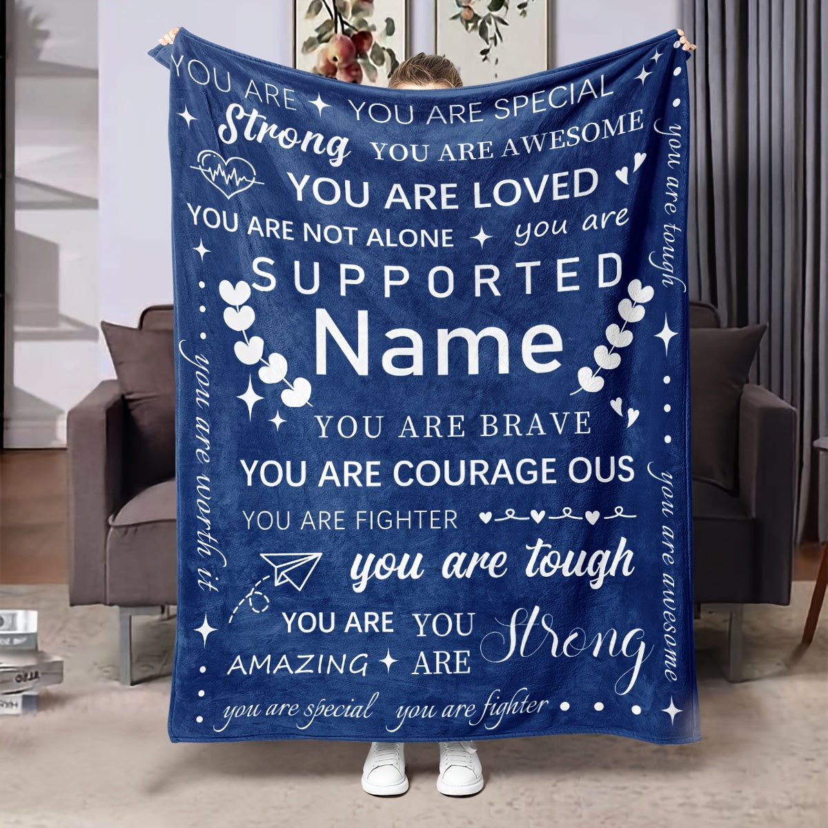 Personalized Blanket with Custom Picture Print - Keepsake