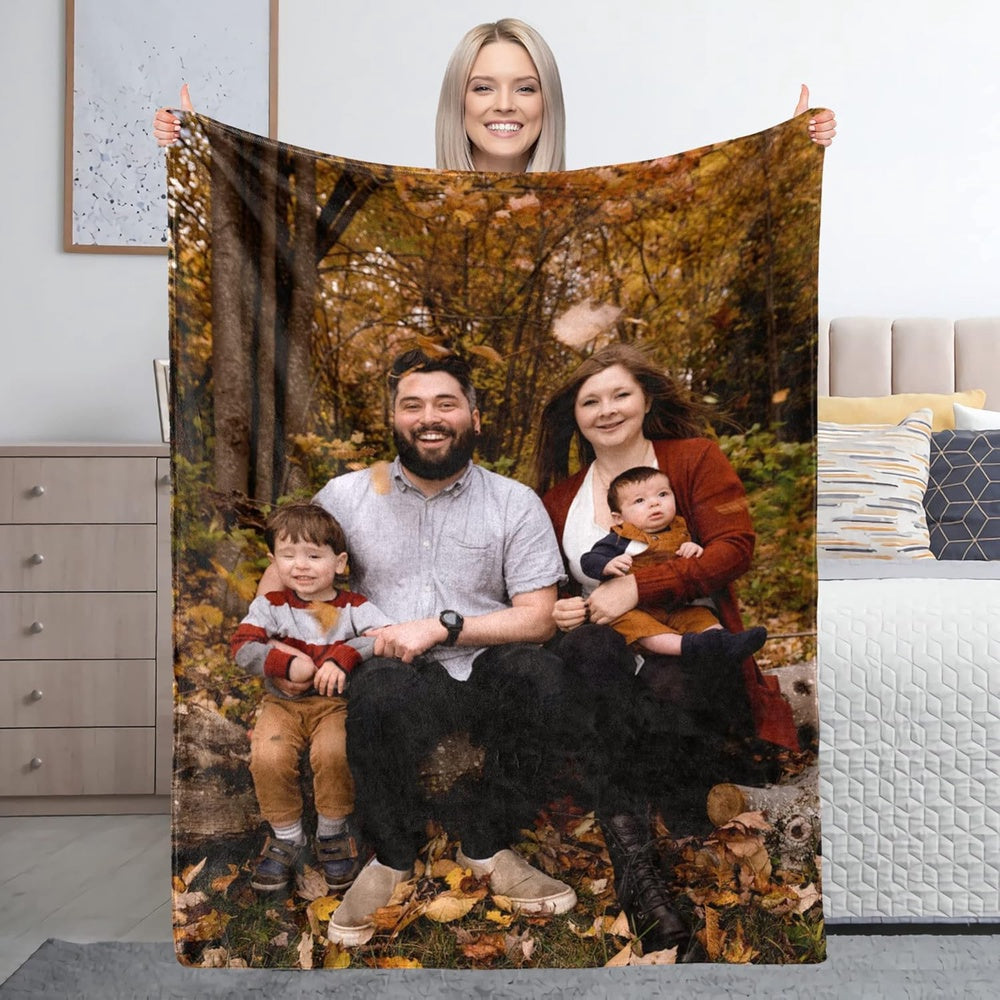 Custom Family Collection Blanket - Personalized Story Throw for Home