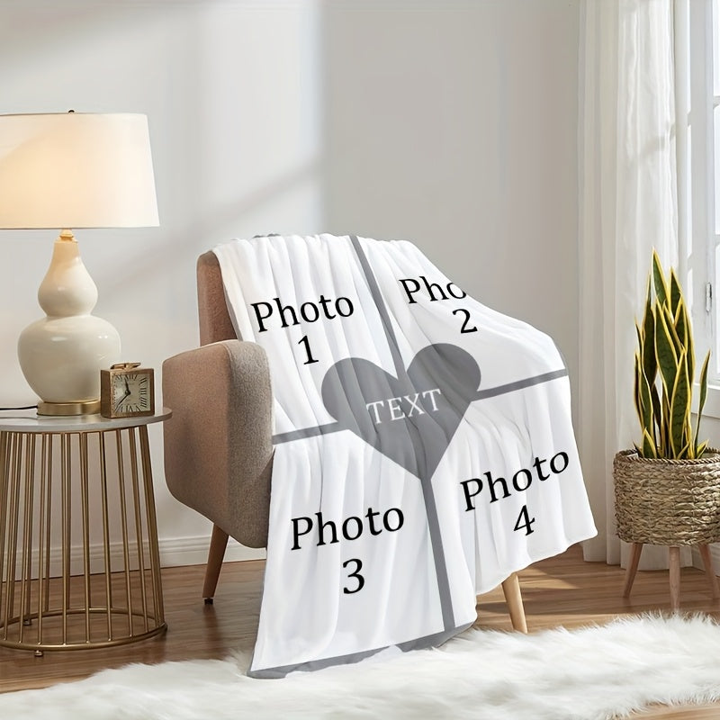 Custom Wedding Photo Blanket - Meaningful Anniversary Present