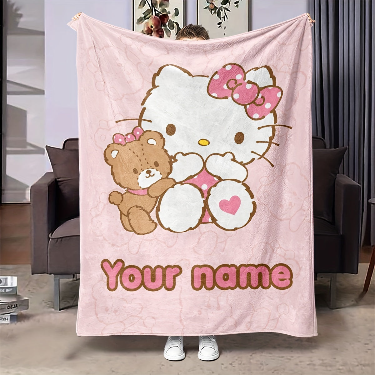 Custom Newlywed Story Throw - Personalized Cozy Photo Blanket