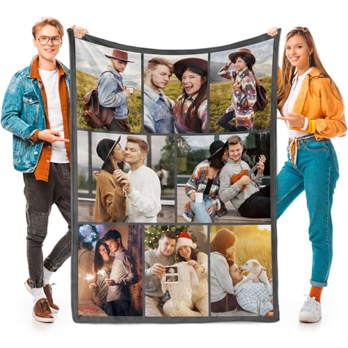 Custom Photo Fleece Blanket - Personalized Soft Throw for Everyday Use
